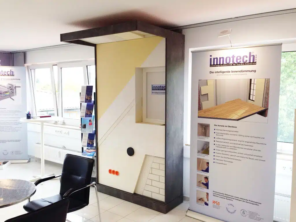 Ausstellungsbereich Innendämmung